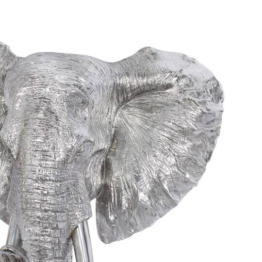 Silver Polystone Eclectic Wall Decor, 16" x 16"